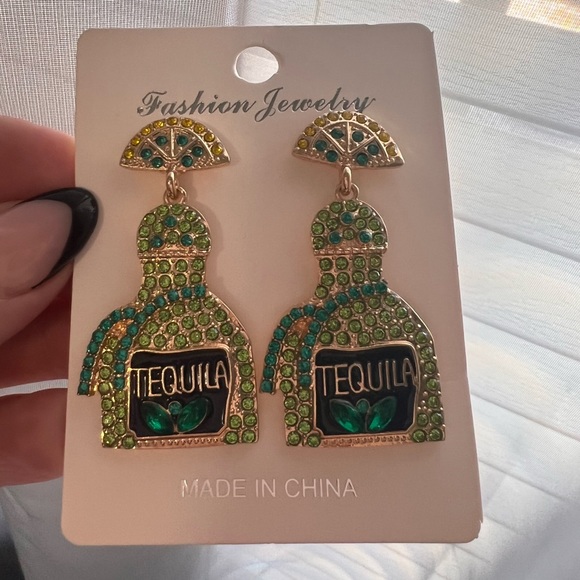 Tequila Bottle Earrings - Picture 4 of 5